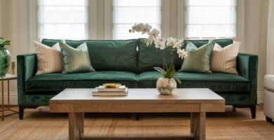 Modern Green Living Room Décor Ideas