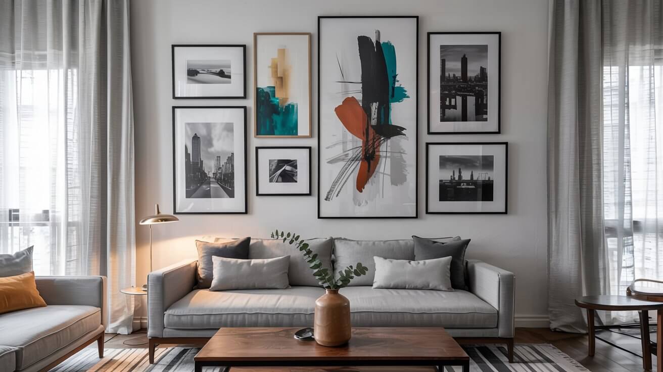 Modern Living Room Wall Decor Designs