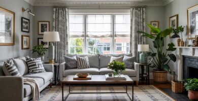 Grey Living Room Curtain Ideas