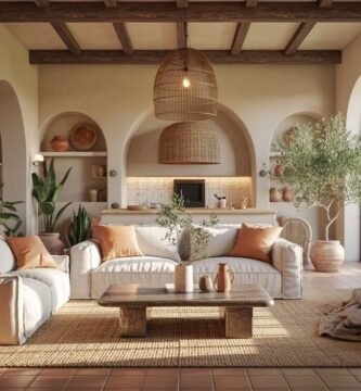 Mediterranean Styling Living Room Design