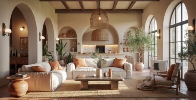 Mediterranean Styling Living Room Design