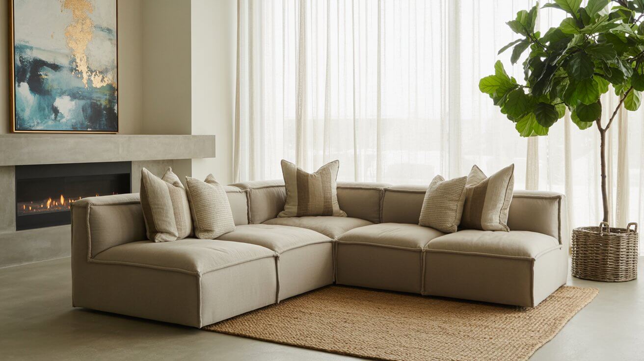 Furniture for a Transitional Style Living Room