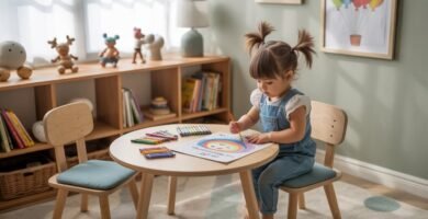 Living Room Kids Corner Ideas