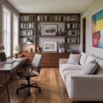 Living Room Office Layout Ideas