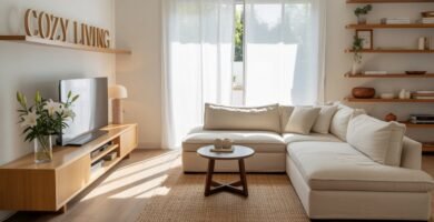 Living Room Organization