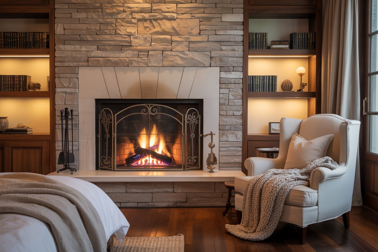 Bedroom Fireplace Ideas
