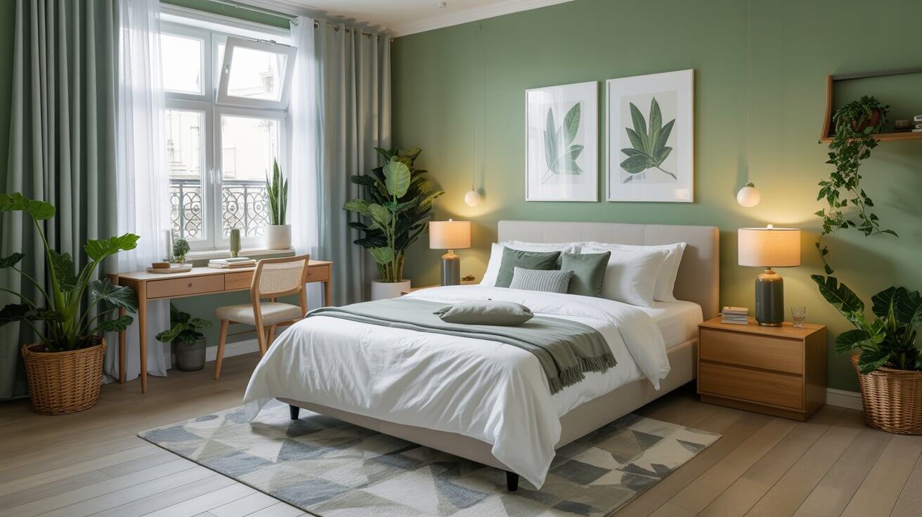 Green Bedroom Ideas