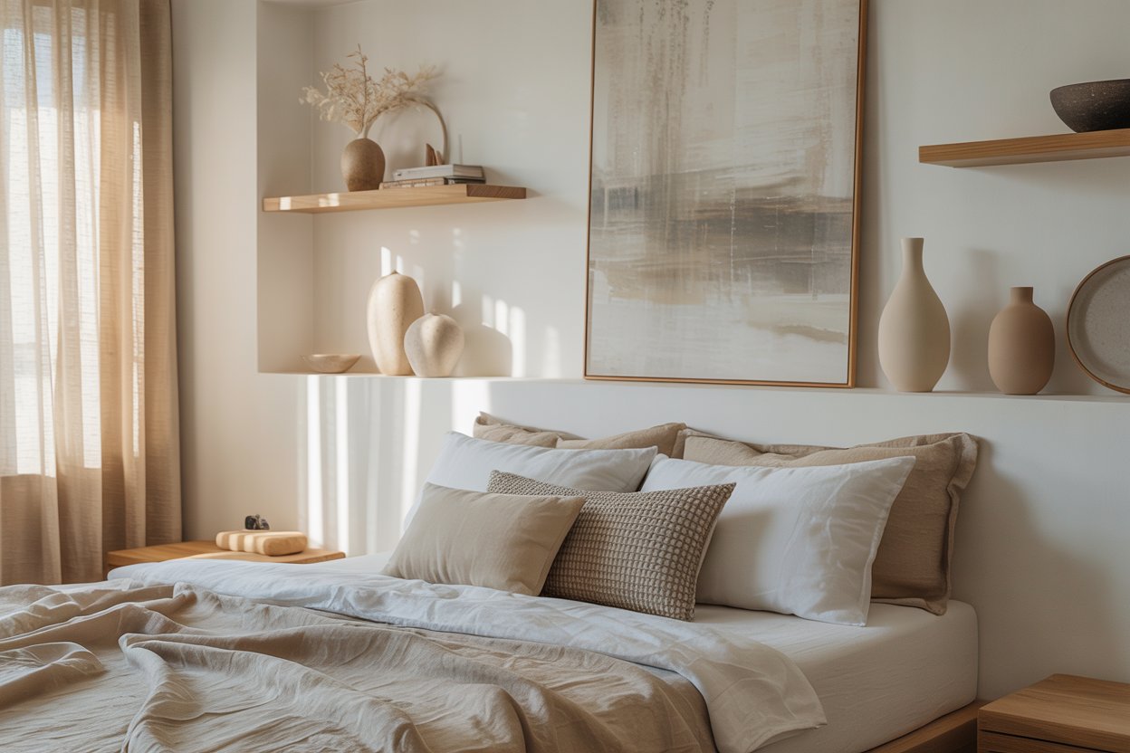 Neutral Bedroom Wall Aesthetics