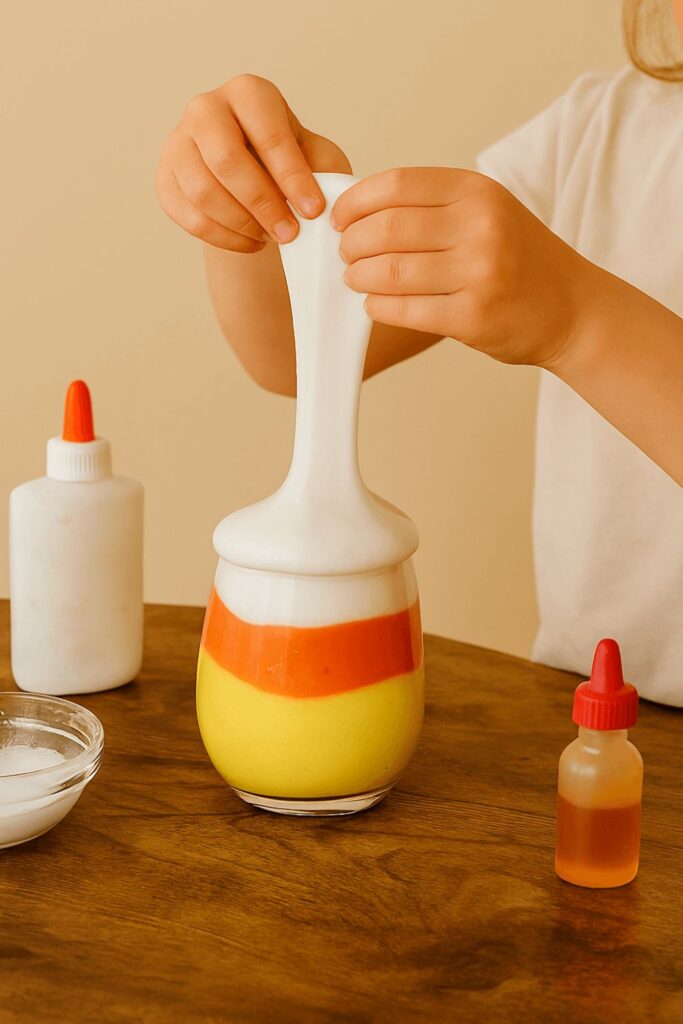 Candy Corn Slime