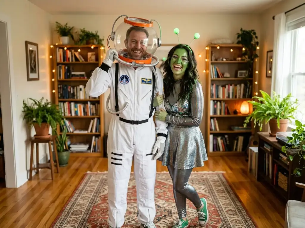 Astronaut & Alien