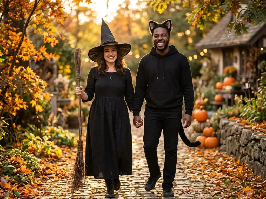 Witch & Black Cat