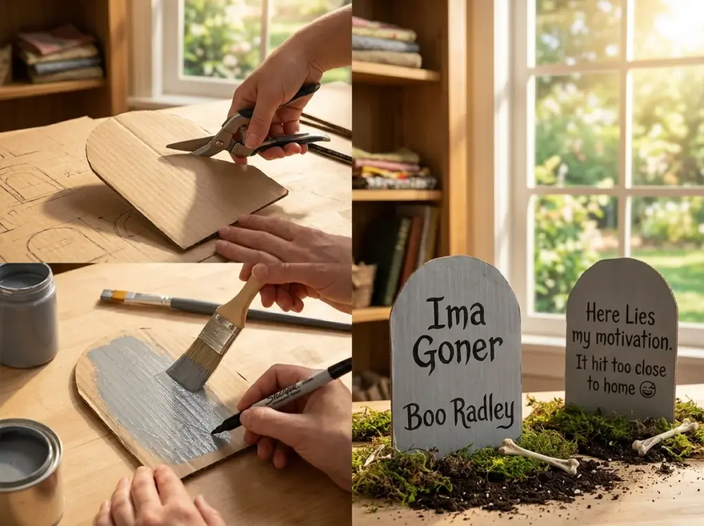 DIY Tombstones