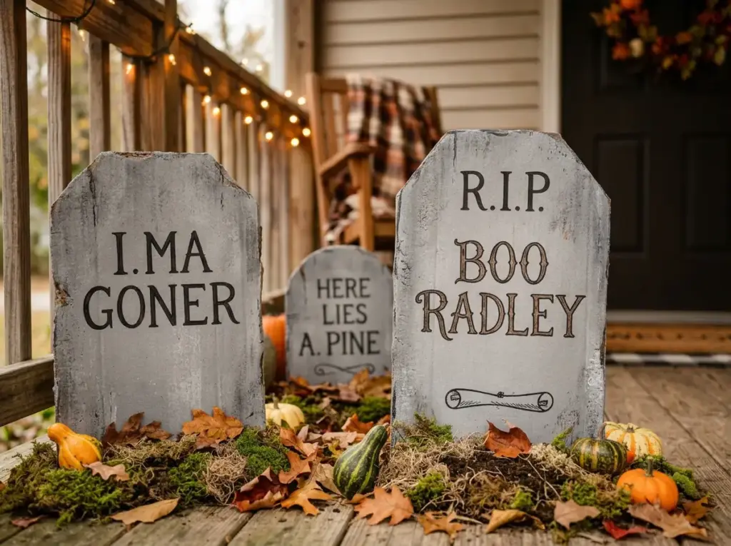 DIY Tombstones