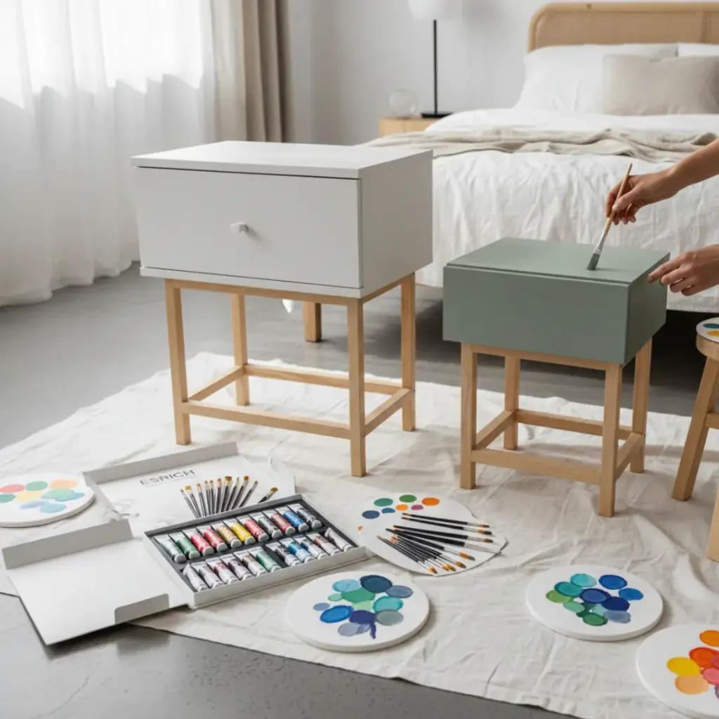 ESRICH Acrylic Paint Canvas Set