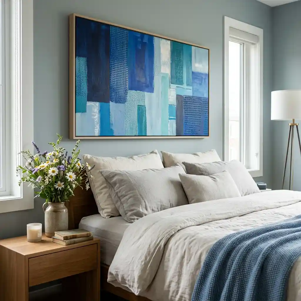 Framed Abstract Canvas