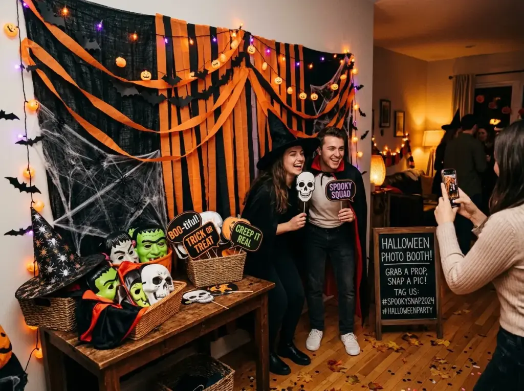 Halloween Photo Wall