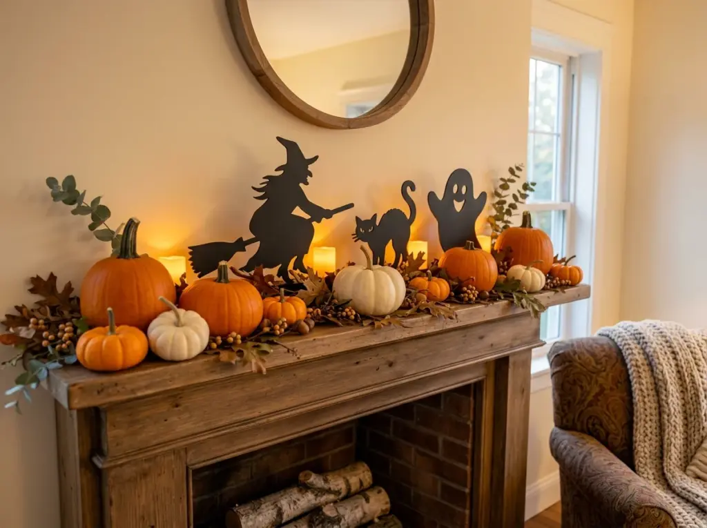 Spooky Silhouettes & Pumpkins