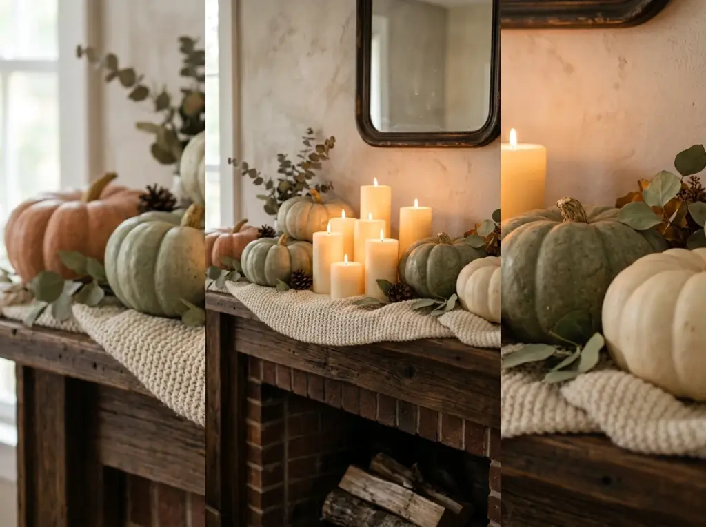 Cozy Candlelight & Pumpkins