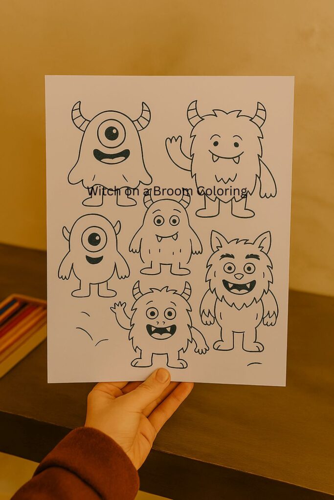 Monster Mash Coloring