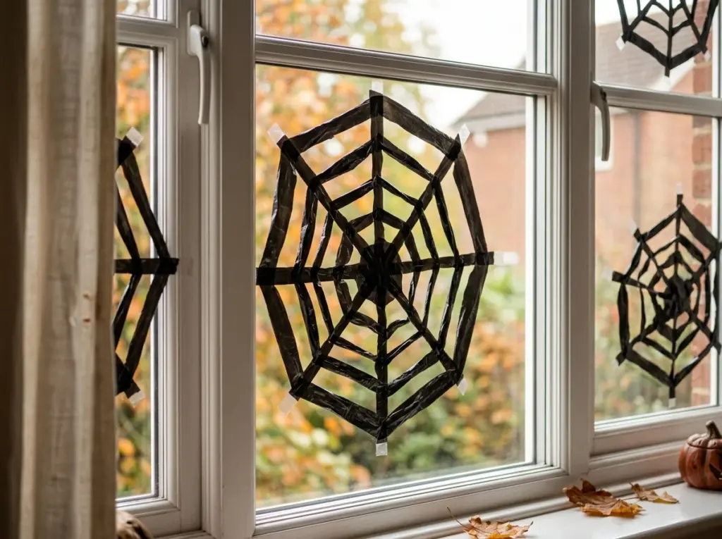 Trash Bag Spiderwebs