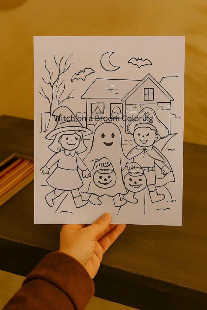 Trick-or-Treat Scene