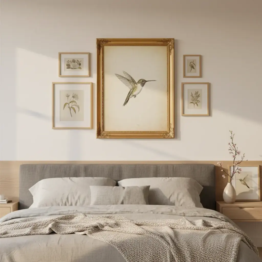 Vintage Framed Birds for the Win