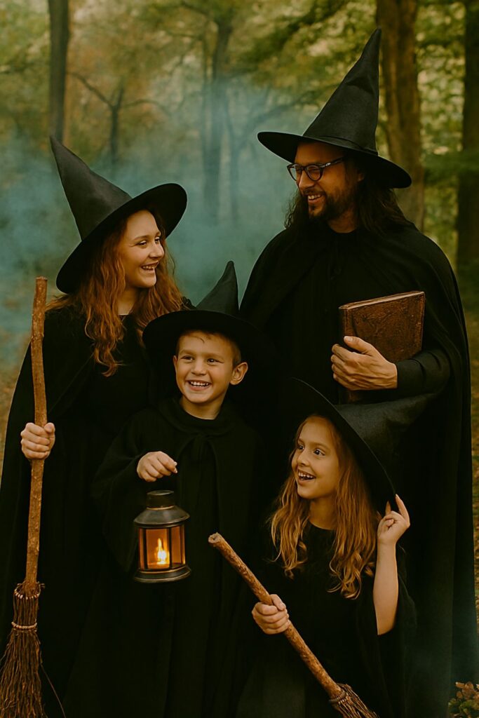 Witchy Woodland Scene