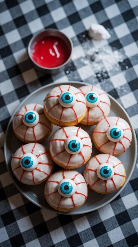 1. Monster Eyeball Donuts 👁️