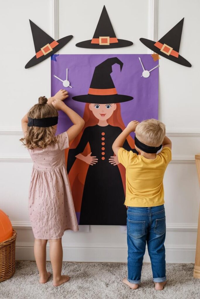. Pin the Hat on the Witch 🧙‍♀️