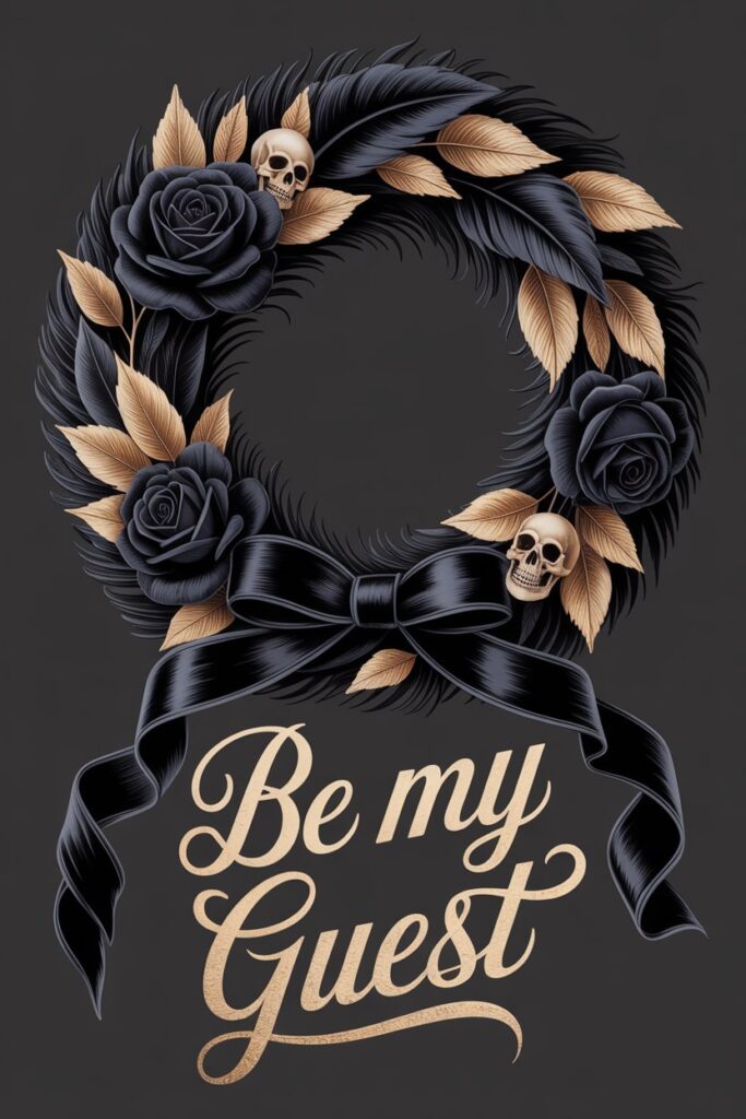 2. Gothic Glam Wreath