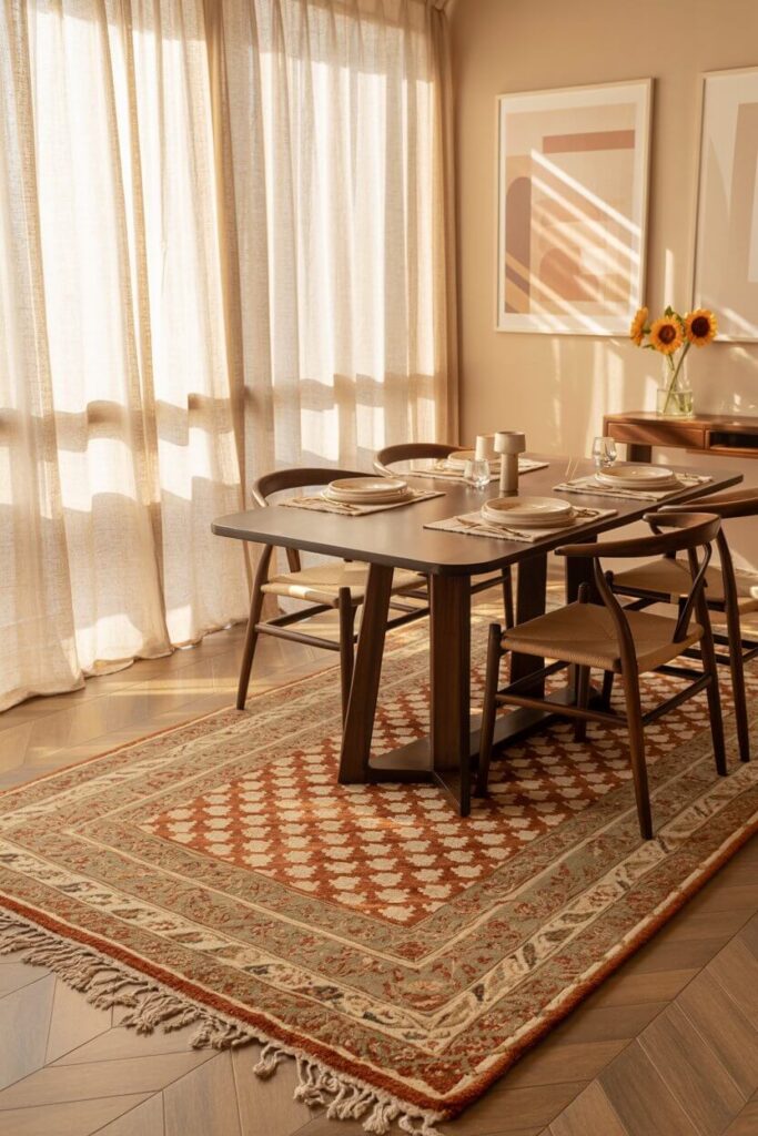 3. A Rug That Grounds Everything