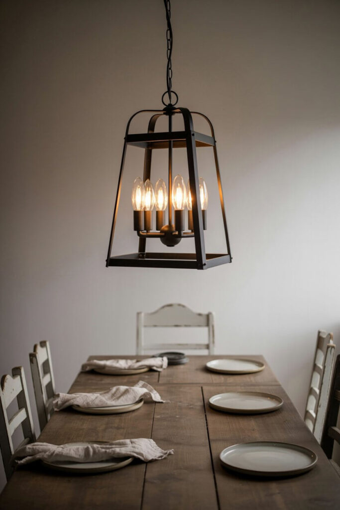 4. Farmhouse Lantern Lights