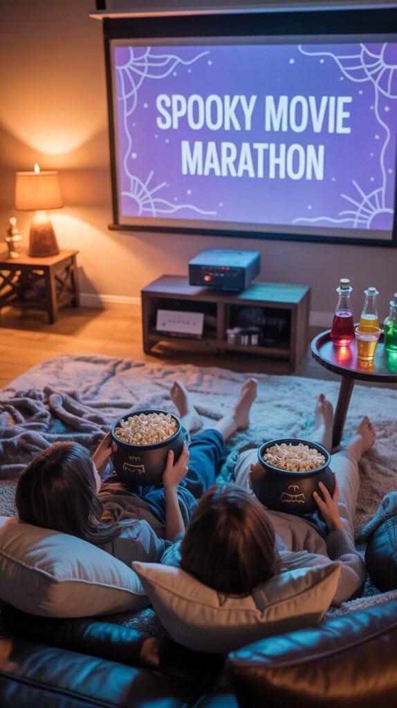 4. Spooky Movie Marathon 🎬