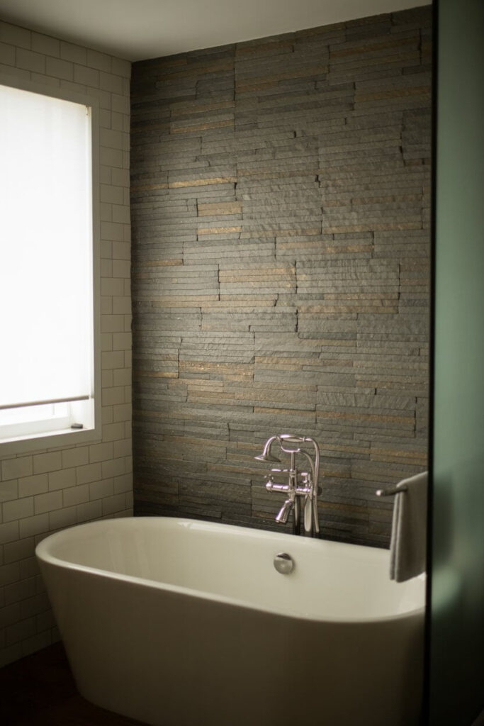 4. Stone or Faux Stone for Spa Vibes
