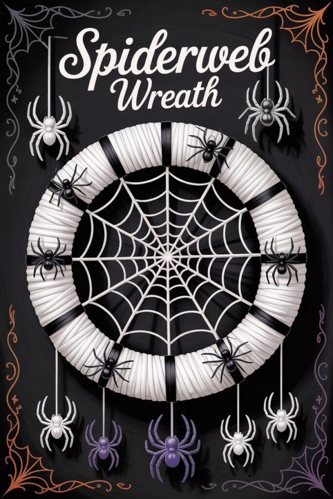 5. Spiderweb Wreath