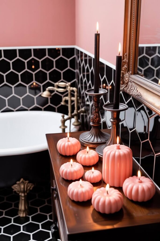 6. Halloween Candles & Holders