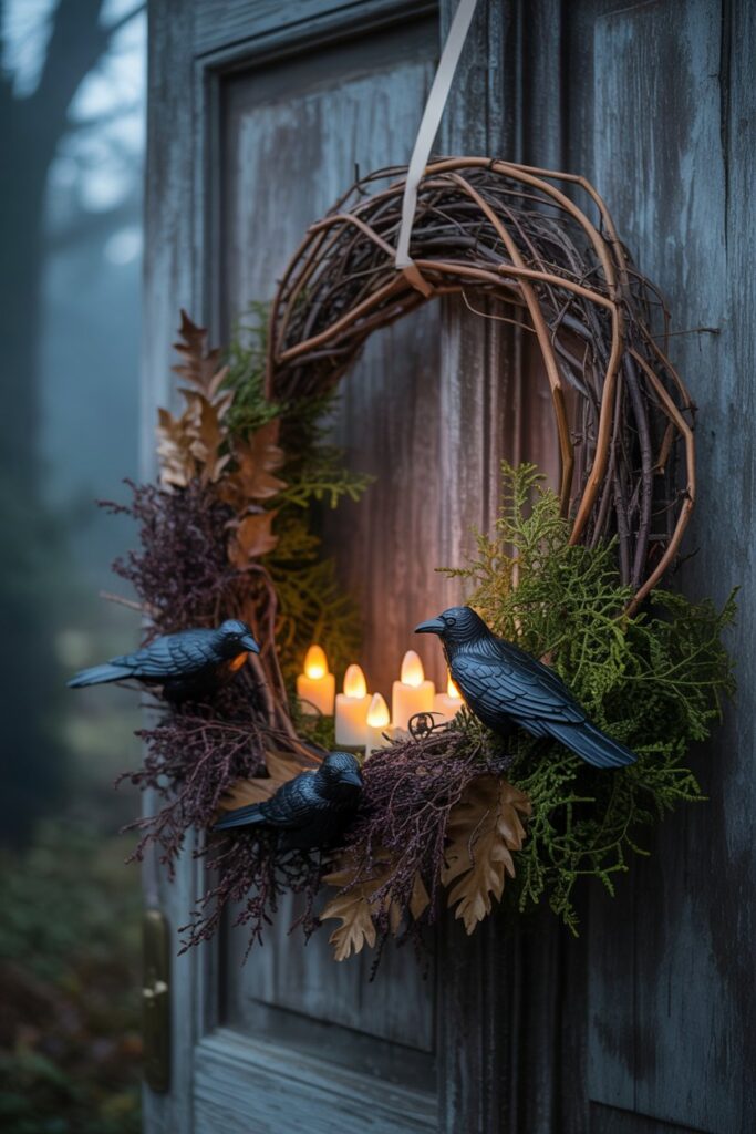 6. Haunted Forest Wreath
