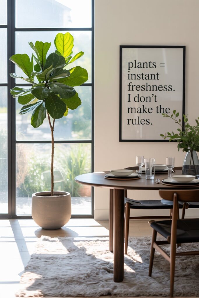 7. Bring in Greenery