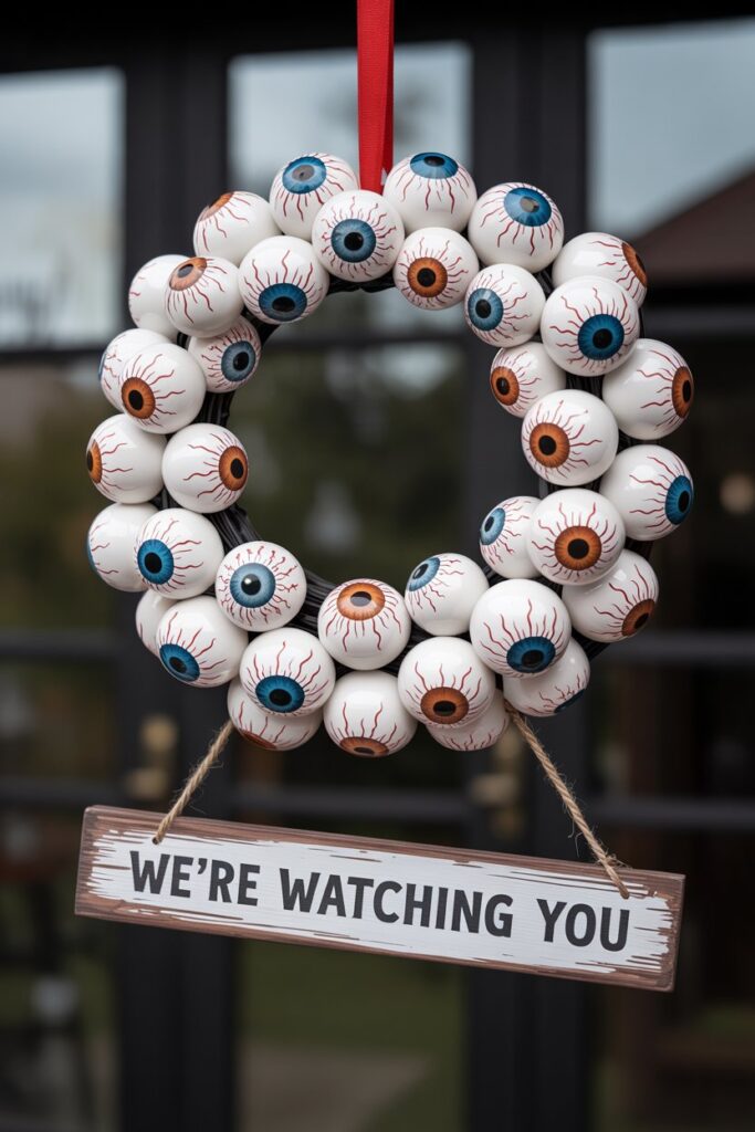 8. Eyeball Wreath 👁️