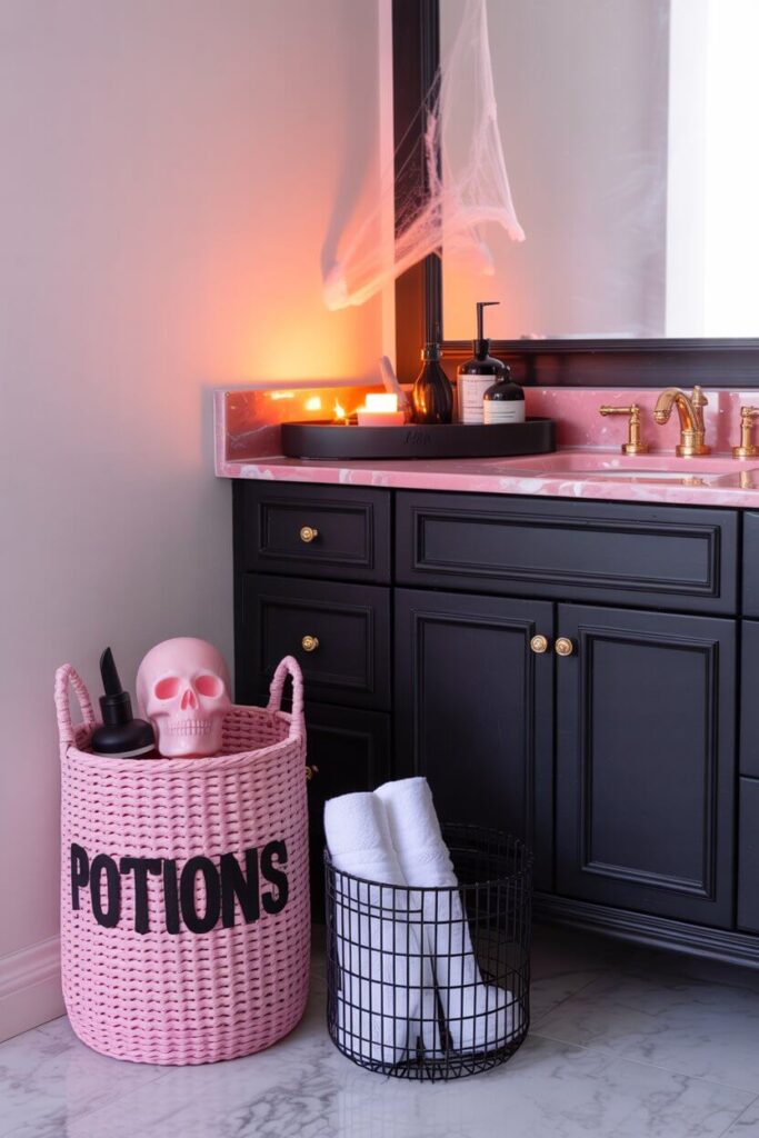 8. Functional but Festive Storage
