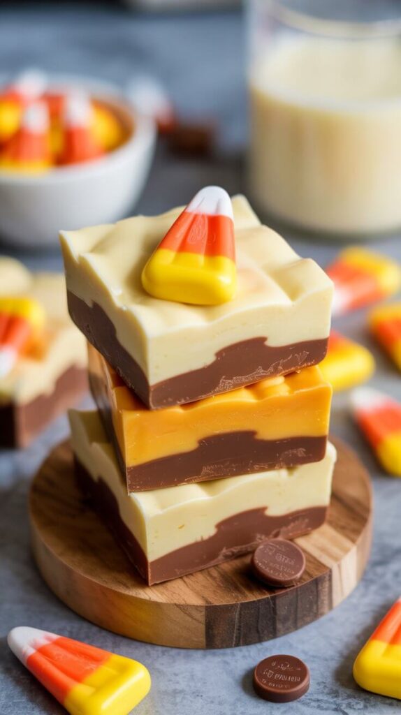 Candy Corn Fudge