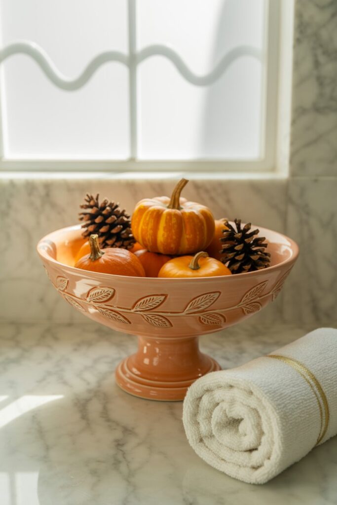 Ceramic Fruit Bowl (Pedestal Style)