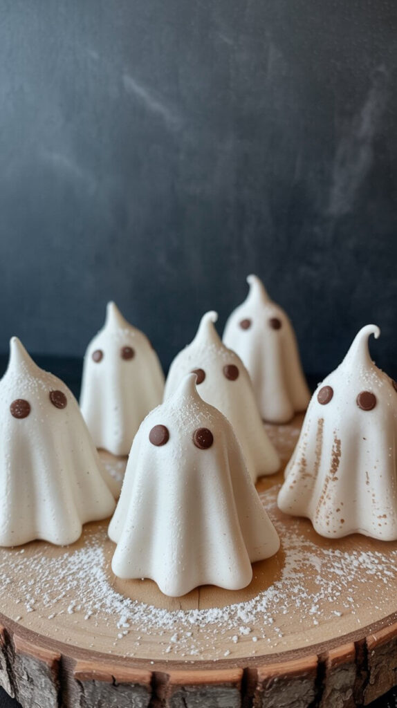 Ghost Meringues