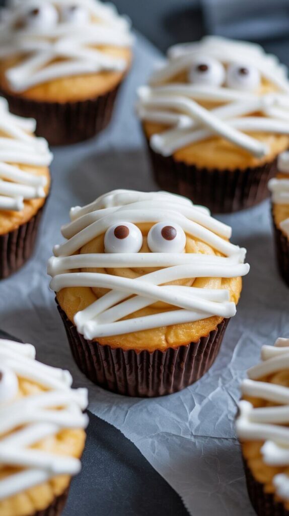 Mummy Cupcakes 🧻