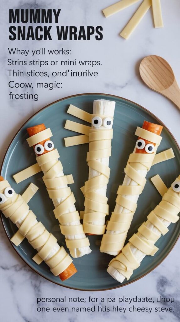 Mummy Snack Wraps 🧻