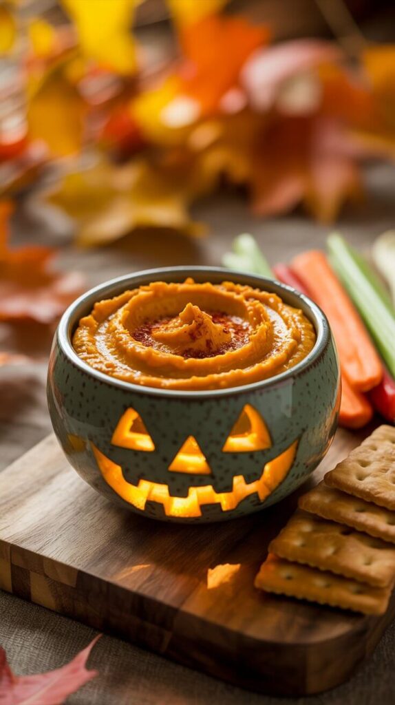 Pumpkin Hummus Dip 🎃