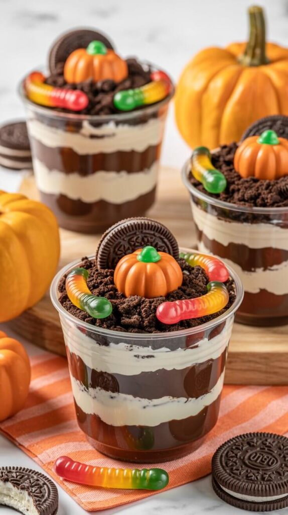 Pumpkin Patch Dirt Cups