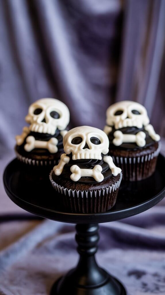 Skeleton Cupcakes
