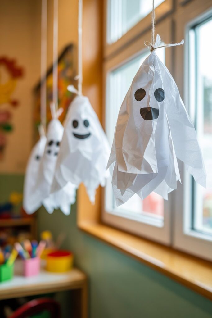 Tissue Paper Ghosts