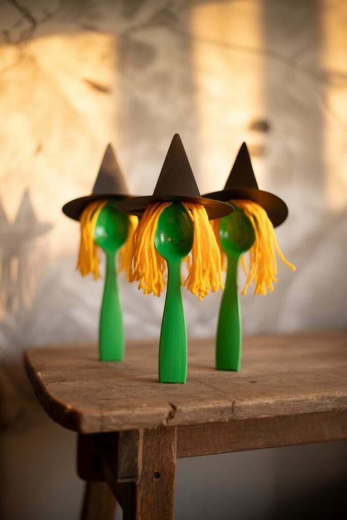 Witch Spoon Puppets